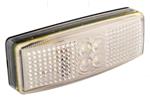 LED Autolamps LED markeringslicht wit 180mm kabel open draadeind