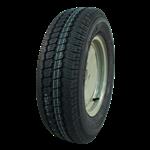 GT radial Luchtband + wiel 175 R13C Maxmiler Pro 8PR + 4Jx13H ET0 60/100/4 97/95 R staal grijs groen