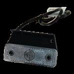 Aspöck Breedtelamp Sidepoint wit inclusief montagesteun DC 50cm