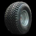 Novio Luchtband + wiel 26x12.00-12 HF-213 8PR 10.50Ix12H2 ET0 94/140/5 A3 staal grijs