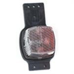 Novio Contourlamp SAW serie 017 rood / wit Inclusief rubberhouder