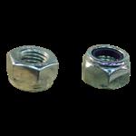 Novio Zeskantmoer, zelfborgend met nylon ring M5x0,8 elvz.