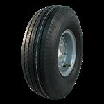 Novio Luchtband + wiel 6.00-9 HF-219 10PR + 4.00E-9 94 M staal, staal, grijs grijs