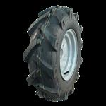 KINGS TIRE Luchtband + wiel 5.00-10 V-8501 4PR + 3.50Bx10H2 ET0 60/100/4 A3 staal grijs rechts