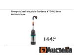 Automatische regenwatertankpomp GARDENA 4700/2 RVS