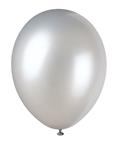 Zilveren Ballonnen 30cm 8st