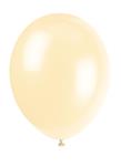 Ivoorkleurige Ballonnen Cream 30cm 10st