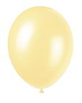 Ivoorkleurige Ballonnen Glans 30cm 10st
