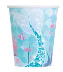 Mermaid 9oz Paper Cups, 8ct