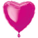 Solid Heart Foil Balloon 18