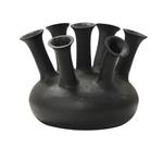 Tulpen vaas small mat zwart 35x35x35 cm