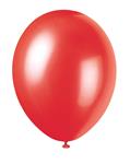 Rood Ballonnen Glans 30cm 10st