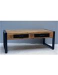Salontafel Bas 2 Lades | 120x60x45 cm