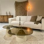 Salontafel Brix Mylon 86 cm | Organische Vorm