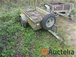 Enkelassige aanhangwagen