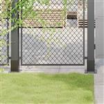 vidaXL Spokkels vierkant 4 st 81x81 mm gepoedercoat staal antraciet