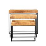 Sidetable met Rand Set van 3