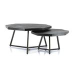 Coffeetable set Octagon - black