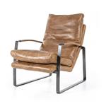 Fauteuil Lex - cognac vintage leer
