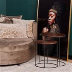 Bijzettafel Leaves | 35 cm | Set van 2