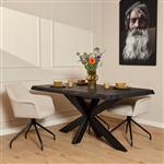 Boomstamtafel Boston Black | 160 cm