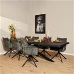 Boomstamtafel Boston Black | 300 cm