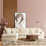 MySofa Teddy | Divan Links + 2,5 zits | Beige | Tilia 03