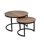 Salontafel Otik Natural Oak | 70 cm | set van 2