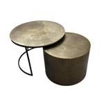 Salontafel Luna | Gold | Set van 2