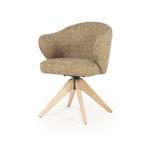 Stoel Connor naturel - mosterd Donna