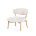 Fauteuil Mikky naturel - taupe Moon