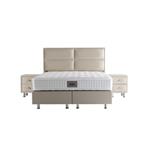 Opberg Boxspring Magnum (Maat selecteren: 120X200) Beige/Crème