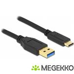 Delock 84004 SuperSpeed USB (USB 3.2 Gen 2) kabel Type-A naar USB Type-C 2 m