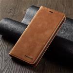 iPhone 16 Pro Wallet Flip Case - Portefeuille Cover PU Leer Hoesje - Bruin