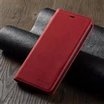iPhone 15 Pro Wallet Flip Case - Portefeuille Cover PU Leer Hoesje - Rood