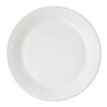 Witte Borden Rond 23cm 10st