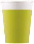 Lime Groene Bekers 200ml 8st