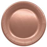 Rose Gouden Borden 23cm 8st