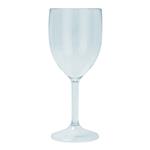 Lichtblauwe Wijnglas Plastic 300ml 2st