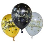 Happy Birthday Ballonnen Leeg 6st