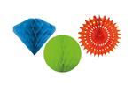 Gekleurde Honeycombs 20cm 3st