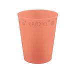 Party Beker Oranje Pastel 250ml