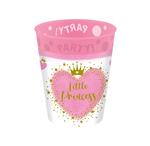 Prinsessen Bekers Plastic 250ml 4st