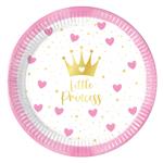 Hartjes Borden Little Princess 20cm 8st