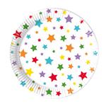 Ster Borden Gekleurd 20cm 8st