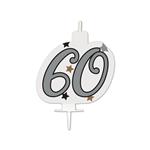 60 Jaar Kaars Wit Goud