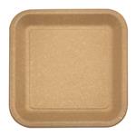 Bruine Borden Vierkant Kraft Papier 23cm 10st