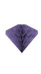 Diamant Honeycomb Paars 20cm