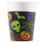 Halloween Beker Papier 200ml 8st