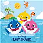 Baby Shark Servetten 33cm 20st